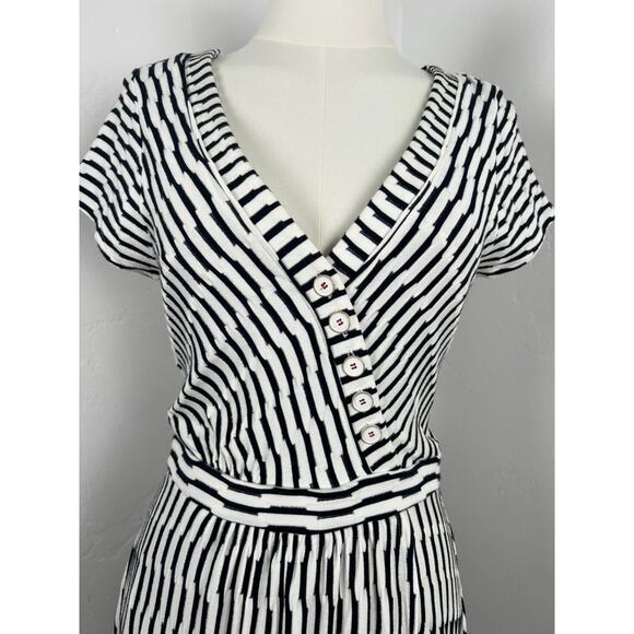 MAEVE by ANTHROPOLOGIE Textured MIdi Faux-Wrap Dress (Womens: Small) - Picture 1 of 16